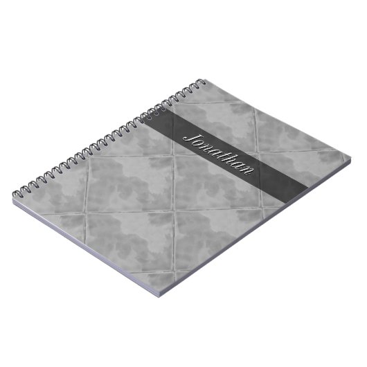 Plain Tile Ceramic Surface Greface any Text Notitieboek (Linkerzijde)