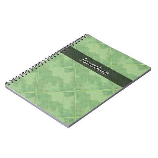 Plain Tile Ceramic Surface Greface any Text Notitieboek (Linkerzijde)