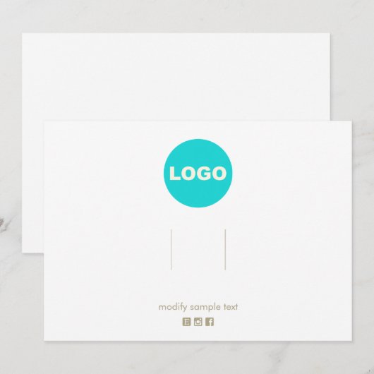 Plain toevoegen Aanpassen Beeldscherm Hairclip Bar Kaart (Voorkant / Achterkant)