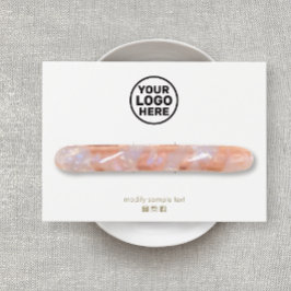 Plain toevoegen Aanpassen Beeldscherm Hairclip Bar Visitekaartje