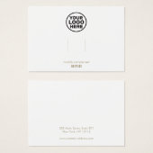 Plain toevoegen Aanpassen Beeldscherm Hairclip Bar Visitekaartje (Voorkant /achterkant)