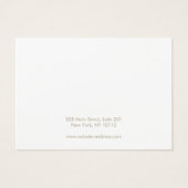 Plain toevoegen Aanpassen Beeldscherm Hairclip Bar Visitekaartje (Achterkant)