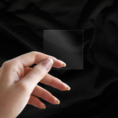 Plain Transparent 2 "Square Wedding Vinyl Sticker