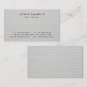 Plain Trendy Professional Premium Thick Luxury Visitekaartje (Voorkant / Achterkant)