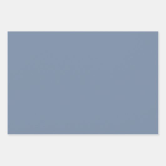 Plain Tufts Lake Shadow Blue Shades 3 Tones Inpakpapier Vel (Voorkant 3)