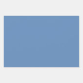 Plain Tufts Lake Shadow Blue Shades 3 Tones Inpakpapier Vel (Voorkant 2)