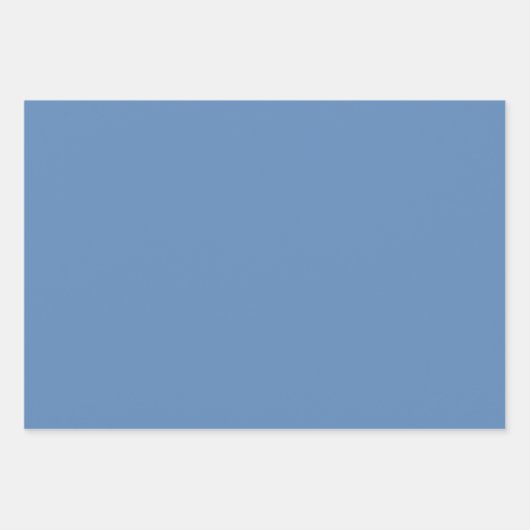 Plain Tufts Lake Shadow Blue Shades 3 Tones Inpakpapier Vel (Voorkant 2)