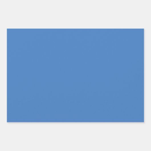 Plain Tufts Lake Shadow Blue Shades 3 Tones Inpakpapier Vel (Voorkant)