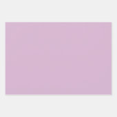 Plain Ube Lavendel Kobi Paarse tinten 3 tinten Inpakpapier Vel (Voorkant 2)