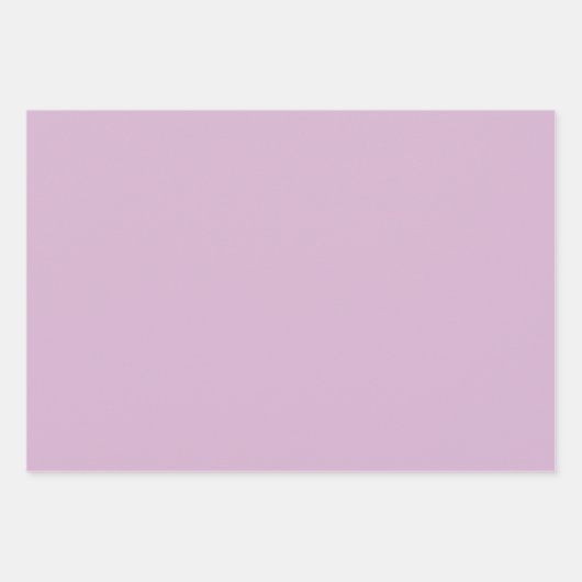 Plain Ube Lavendel Kobi Paarse tinten 3 tinten Inpakpapier Vel (Voorkant 2)