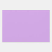 Plain Ube Lavendel Kobi Paarse tinten 3 tinten Inpakpapier Vel (Voorkant)