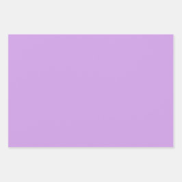 Plain Ube Lavendel Kobi Paarse tinten 3 tinten Inpakpapier Vel