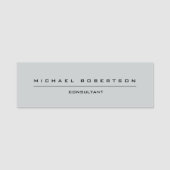 Plain Unique Special Grey Naamplaatje (Voorkant)