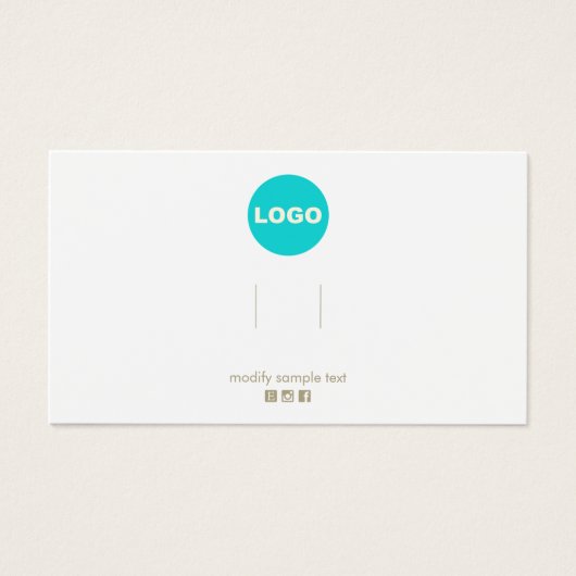 Plain Voeg u Logo Hairclip Barrette Display Card t Visitekaartje (Voorkant)