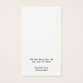 Plain Voeg uw Logo elke kleur oorbel display Kaart (Achterkant)