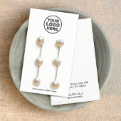 Plain Voeg uw Logo elke kleur oorbel display Kaart