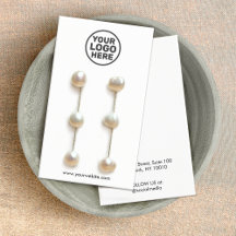 Plain Voeg uw Logo elke kleur oorbel display Kaart