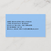 Plain Voice Coach Sing Modern Visitekaartje (Achterkant)