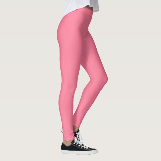 Plain Watermeloen Kleur Leggings (Rechts)