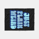 Plain Weird - Kamala Harris 2024 Fleece Deken (Voorkant (Horizontaal))