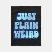 Plain Weird - Kamala Harris 2024 Fleece Deken (Voorkant)
