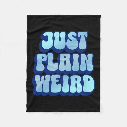Plain Weird - Kamala Harris 2024 Fleece Deken (Voorkant)
