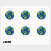 Plain Wereldbol Jesse Tree Sticker (Vel)