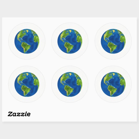 Plain Wereldbol Jesse Tree Sticker (Vel)
