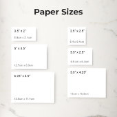 Plain White 3,5 "x 2" Matte Blank Wedding Informatiekaartje