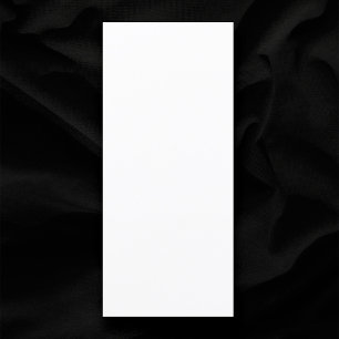 Plain White 4 "x 9" Blank bruiloft Menu