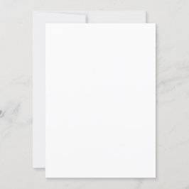Plain White 5 "x 7" Blank Verjaardagsfeest Kaart