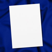 Plain White 5 "x 7" Matte Blank Graduation Party