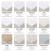 Plain White Bracket Edges Blank Wedding Kaart