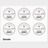 Plain White Brown Jar Cat Labels Handgeschreven Lo (Vel)