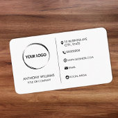 Plain White Generic Design Visitekaartje