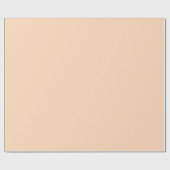 Plain zachte nectar perzik kleur schaduw toon cadeaupapier (Vlak)