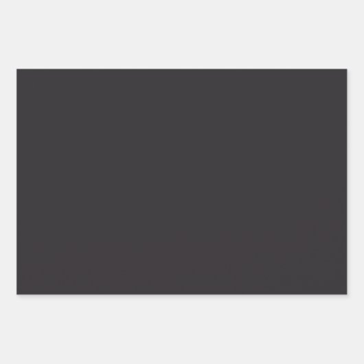 Plain Zoethout Nacht Rozijnen Zwart tinten 3 tinte Inpakpapier Vel (Voorkant 3)