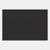 Plain Zoethout Nacht Rozijnen Zwart tinten 3 tinte Inpakpapier Vel (Voorkant 2)