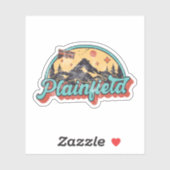 Plainfield, Connecticut Sticker (Vel)