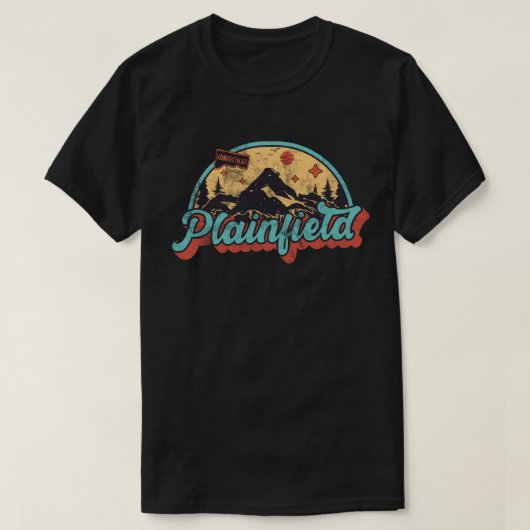 Plainfield, Connecticut T-shirt (Design voorkant)