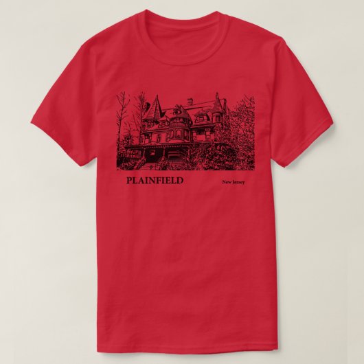 Plainfield New Jersey 2 T-shirt (Design voorkant)