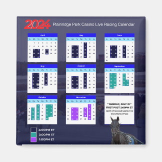 Plainridge Park Race Seizoen Magnet