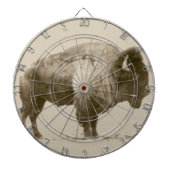 Plains Bison Dartbord (Voorkant)
