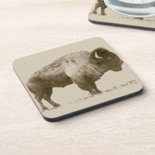 Plains Bison Drankjes Onderzetter (Linkerzijde)