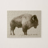 Plains Bison Legpuzzel (Horizontaal)