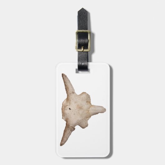 Plains Bison Skull Bagagelabel (Voorkant verticaal)