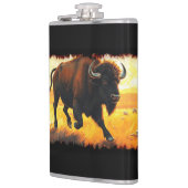 Plains Buffalo - Hardlopen Amerikaanse Buffalo kun Heupfles (Links)