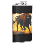 Plains Buffalo - Hardlopen Amerikaanse Buffalo kun Heupfles (Rechts)