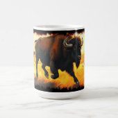 Plains Buffalo - Hardlopen Amerikaanse Buffalo kun Koffiemok (Center)