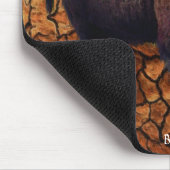 Plains Buffalo, Rustieke Aarde Wildlife Art Mousep Muismat (Hoek)